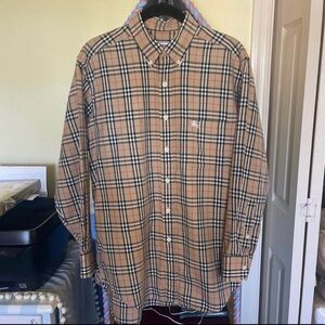 Burberry men's shirt size medium